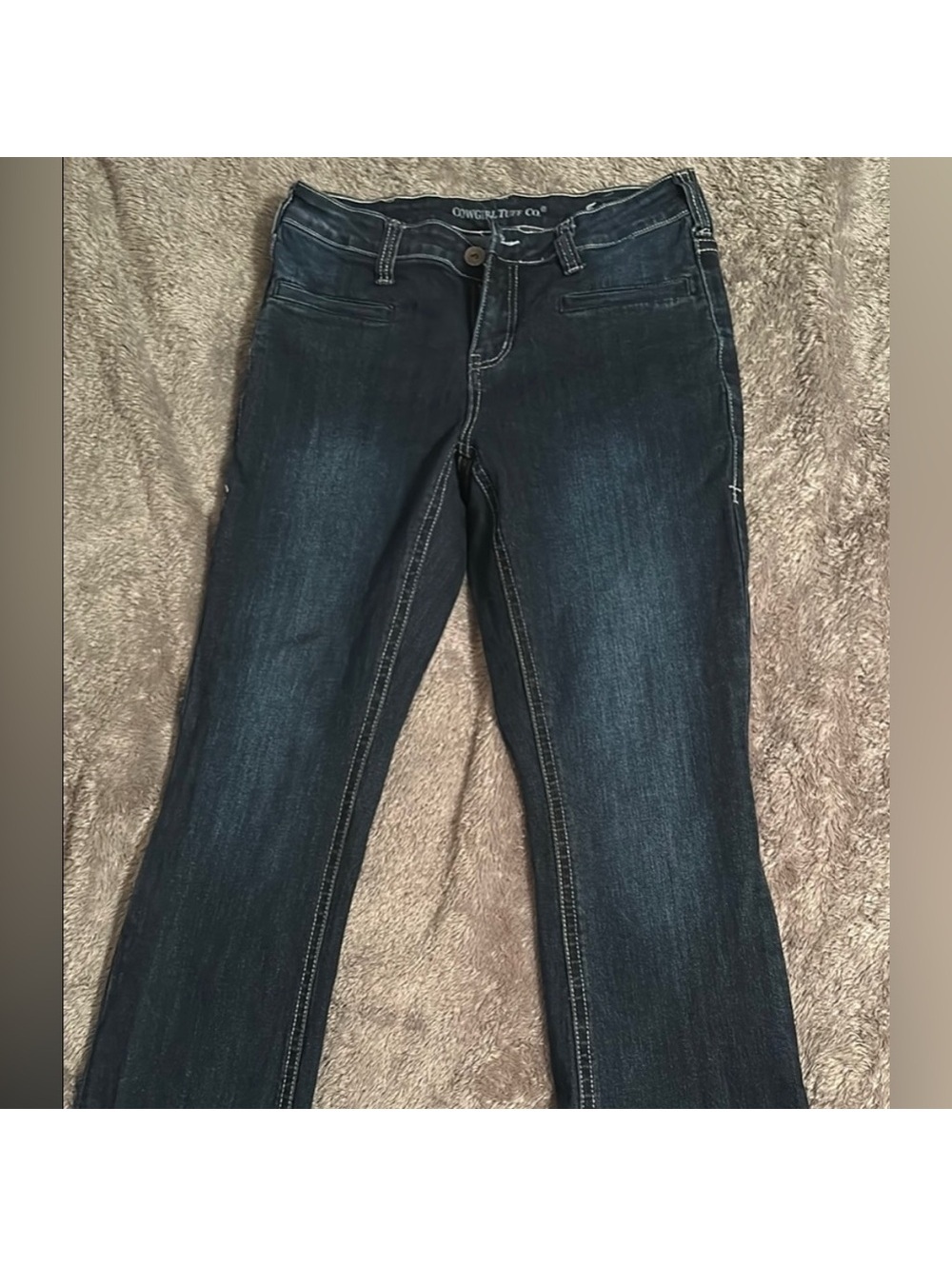 Cowgirl Tuff Indigo Night Dark Wash Natural Waist Women's Jeans